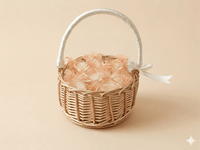 flettet-blomsterkurv-bryllupskurv-pink-risposer-bryllup